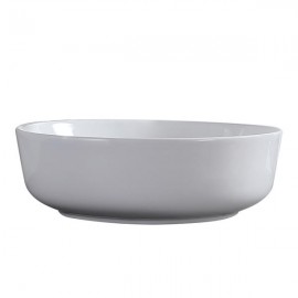 Ceramic Basin Above Counter Basin Bowl Shape White