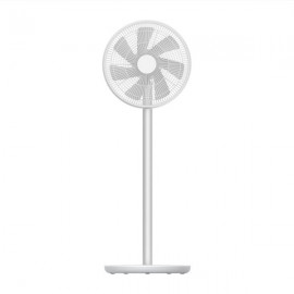 smartmi Standing Pedestal Oscillating Fan 2 Natural Wind, Portable Outdoor Floor Cooling Electric Fans for Bedroom, Indoor Use, DC Motor Adjustable Quiet Fans, 4 Power Setting,Works With Mi Home,White