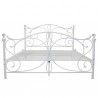 BD-7006 4FT6 Double Size Double Iron Bed King Size White