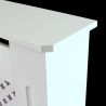 Simple Traditional Design Ventilated E1 MDF Board Plum Blossom Pattern Radiator Cover White M